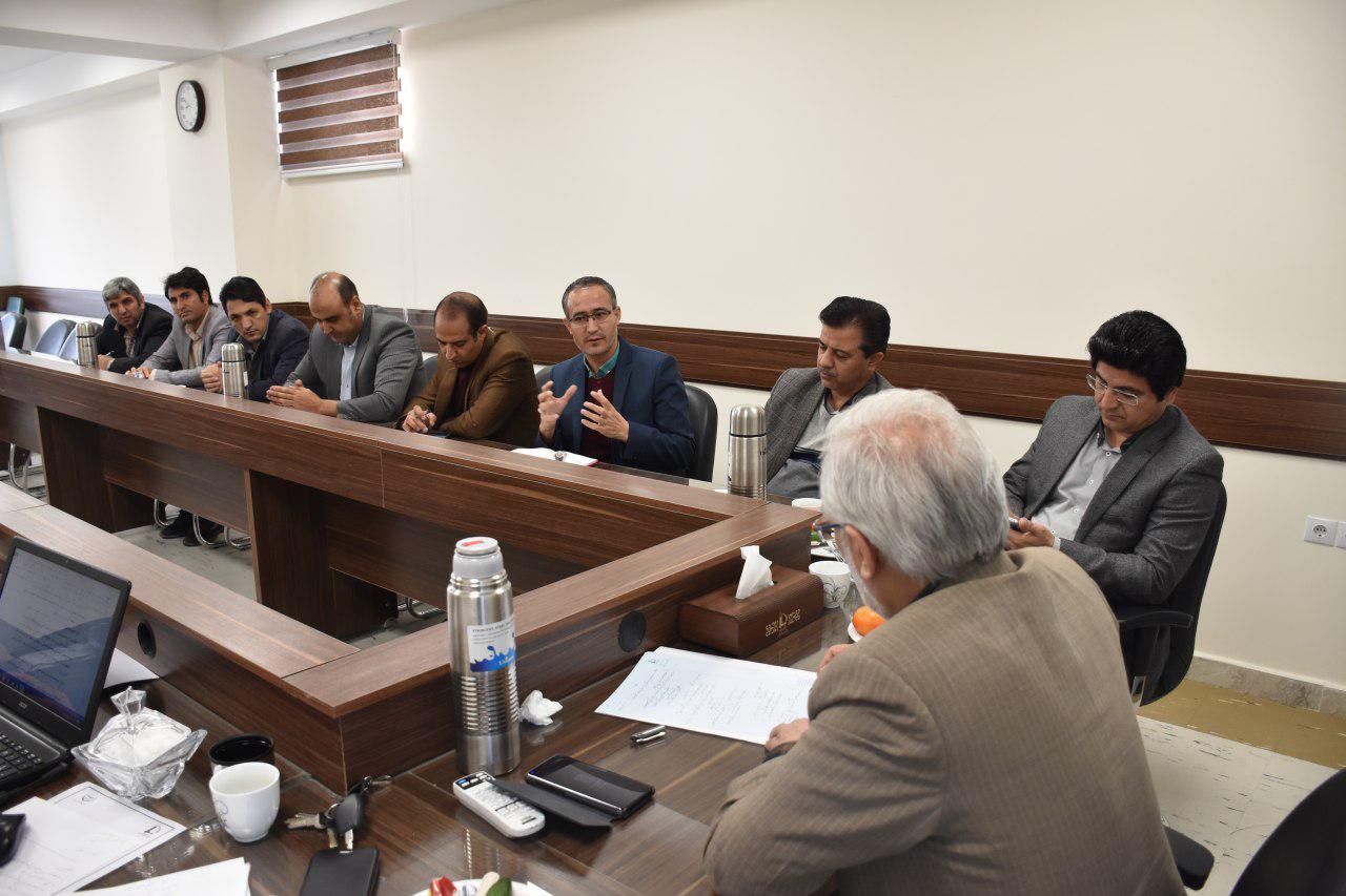 A joint meeting among the Center’s officials, the deputy governor of Kalat City, and some managers and entrepreneurs of the city